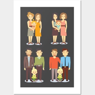 LGBT Couples Design - LGBT Family Posters and Art